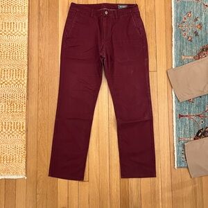 Bonobos Deep Red Chinos
